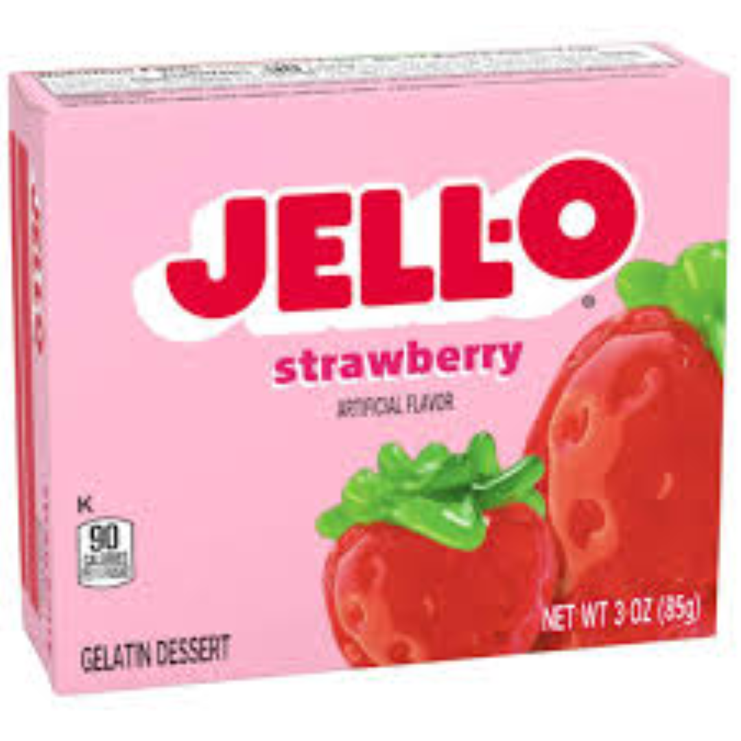 JELL-O GELATIN STRAWBERRY 85G